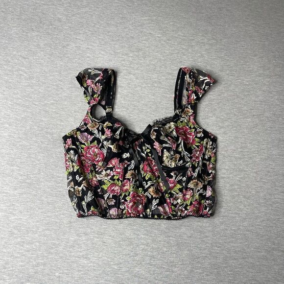 Victoria’s Secret Dream Angels Embroidered Unlined Corset Bra Top